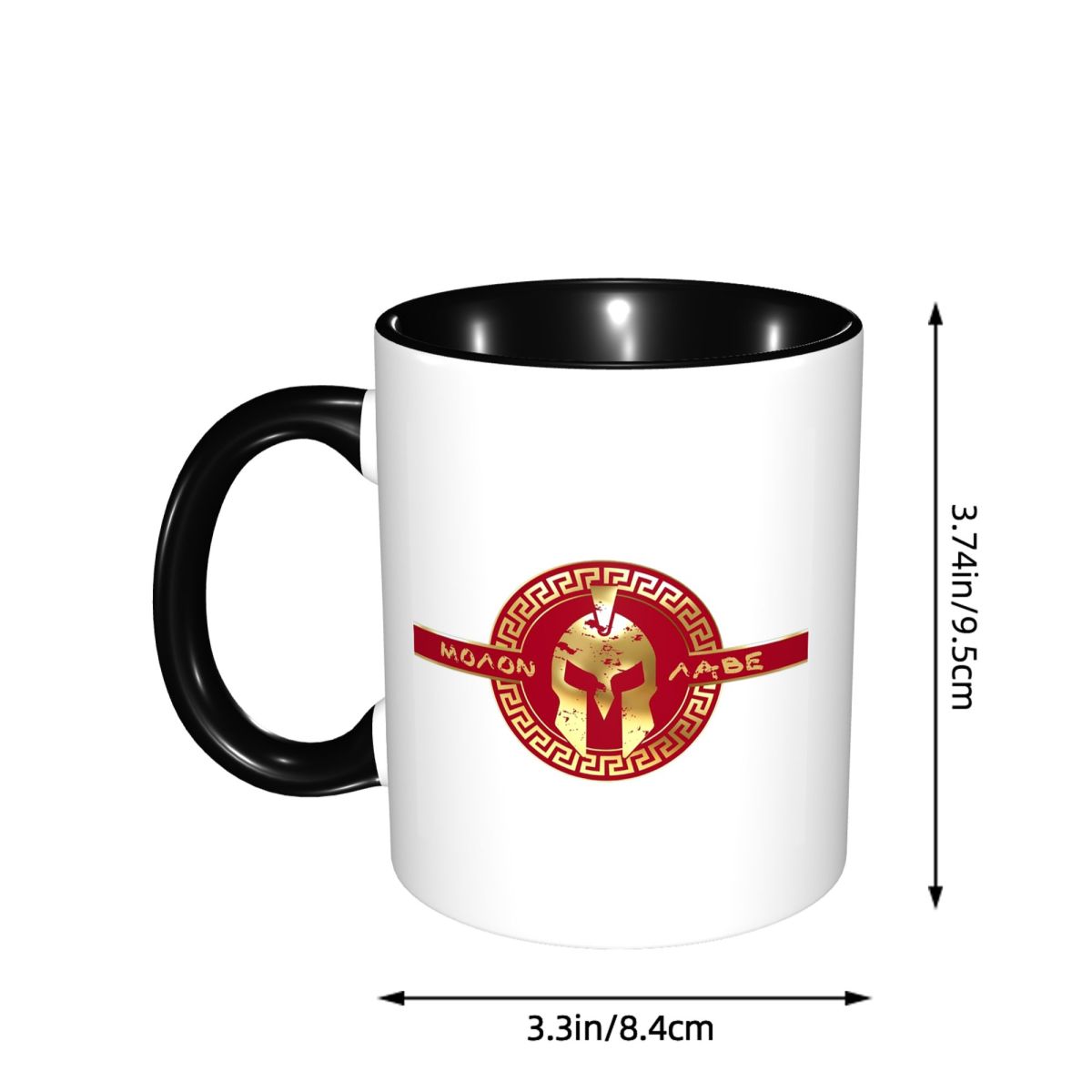كوب سيراميك مضحك بشعار خوذة مح - مراجعة Coffee Tea Name وسعره