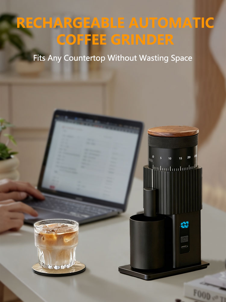 مطحنة قهوة كهربائية محمولة قاب - مراجعة Burr Hand Grinder وسعره