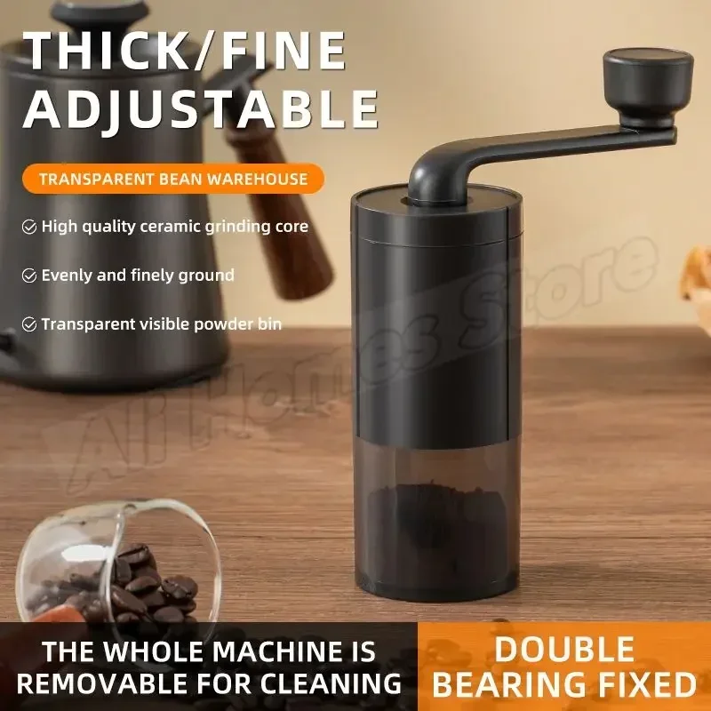 مطحنة قهوة يدوية احترافية قابل - مراجعة Burr Hand Grinder وسعره