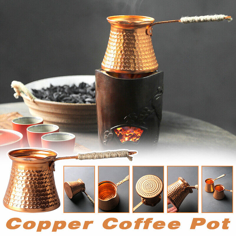 إبريق قهوة عتيق من النحاس التر - مراجعة Moka Pot Stove وسعره