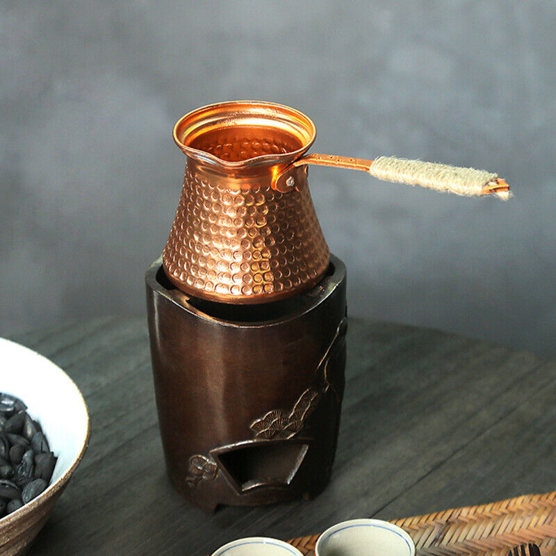 إبريق قهوة عتيق من النحاس التر - مراجعة Moka Pot Stove وسعره