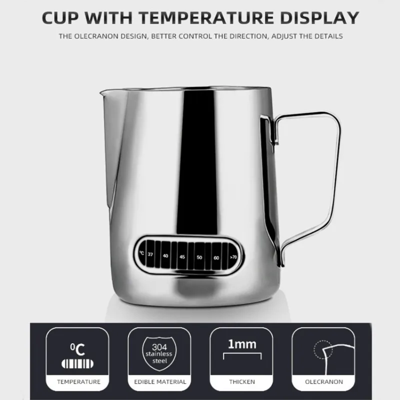 350 مللي الفولاذ المقاوم للصدأ - مراجعة Barista Milk Jug وسعره