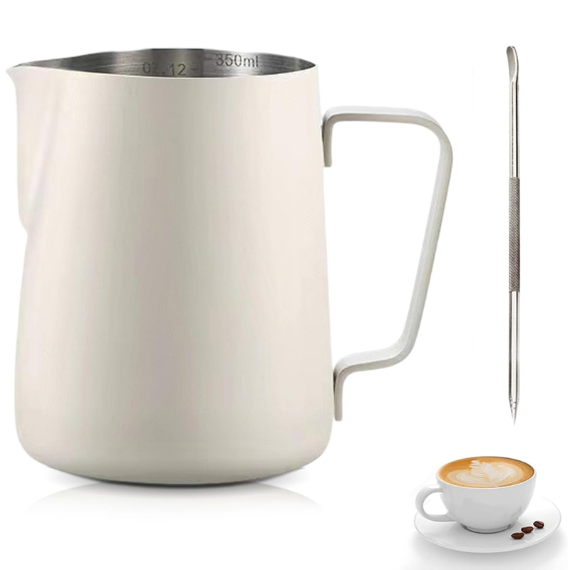 إبريق حليب من الفولاذ المقاوم  - مراجعة Barista Milk Jug وسعره