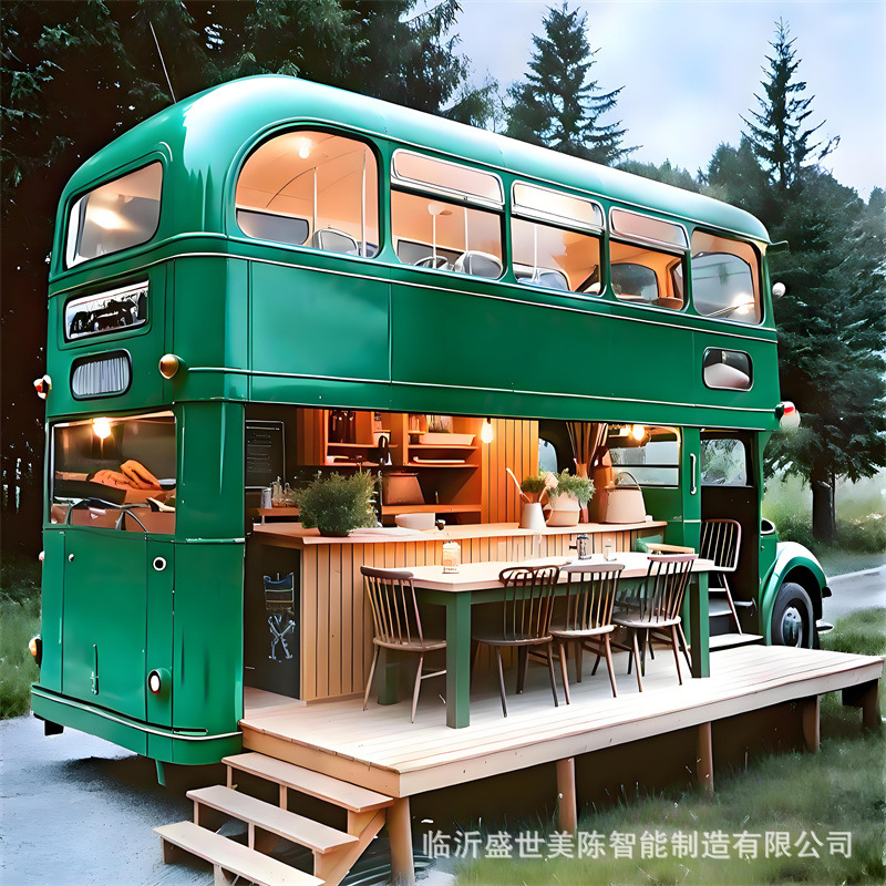【تصميم جديد】عربة حافلة ذات طاب - مراجعة Coffee Tea With Milk وسعره