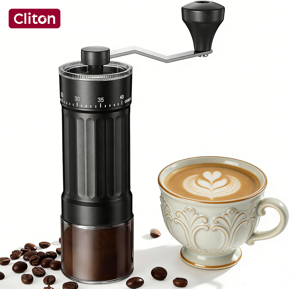 مطحنة قهوة يدوية محمولة للاستخ - مراجعة Burr Hand Grinder وسعره